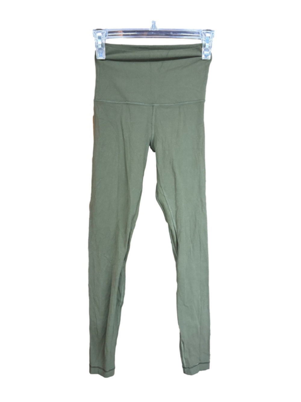 Women's Lululemon High-Rise Leggings in Olive Green